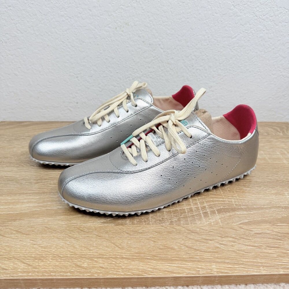 Plae Sun Hematite Silver Comfort Shoes US 9.5 Women / 8 Men Modern Minimalist